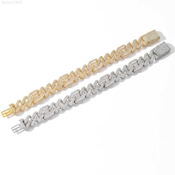 

6mm-14mm gold chains hip hop silver jewelry gold necklace cuban link chain polished iced out clasp choker necklace