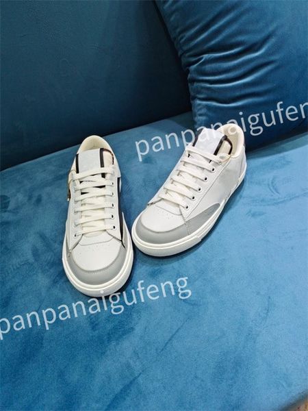 

luxurys designer flat sneaker trainer casual shoe leather white overlays fashion platform mens womens sneakers size 35-46, Black