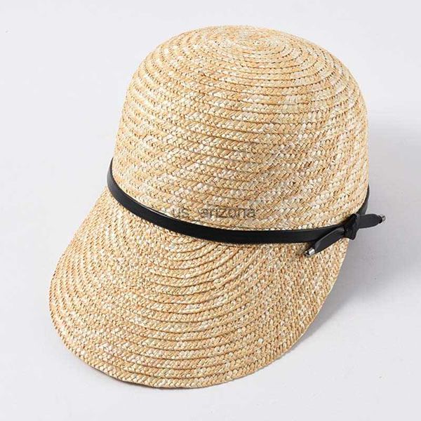 

woven wheat straw cadet cap beige women sewn braid visor sun hat kentucky derby cap lady new summer beach cap equestrian cap l230620, Blue;gray