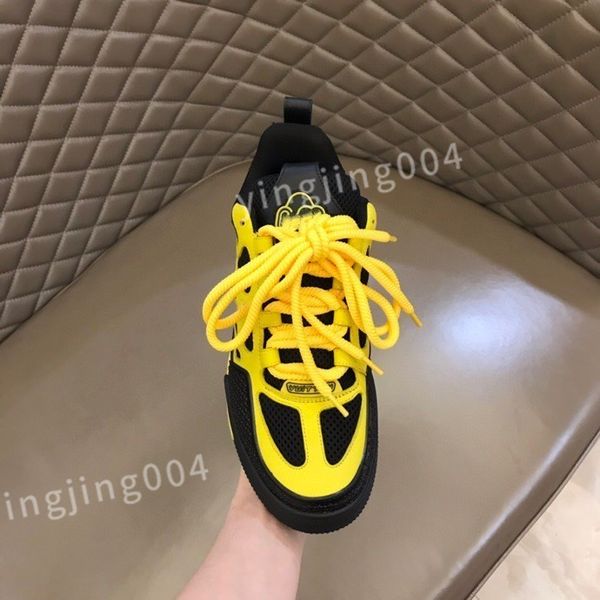 

2023 luxury fashion men's sports shoes elegant sports shoes women's perfect calfskin shoes white black leather leisure walking