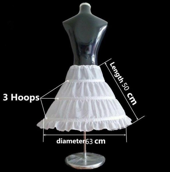 

flower girls 3hoop crinoline slips children a costume petticoat underskirt kid toddler baby girl skirts8783768, Blue