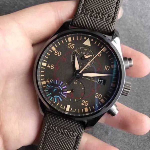 

luxury iwc watches pilot prx mechanical movement watch 2wz1w 1 n6k8 man pilot iw389002ceramic, Slivery;golden