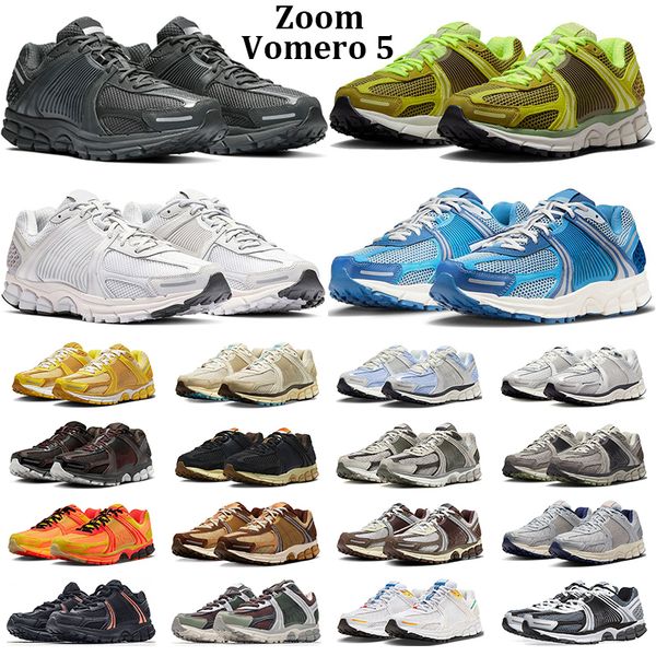 

men women vomero 5 running shoes anthracite pn dust dark grey black sesame yellow ochre royal tint brown mens trainers outdoor sneakers