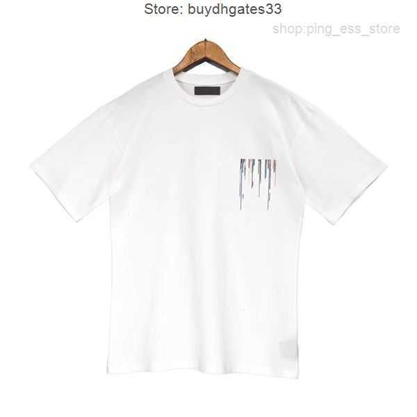 

streetwear amirly 2023 t shirt hip men's t-shirts designer mens hop t shirts womens fashion luxury man t-shirt tees short 8val, White;black