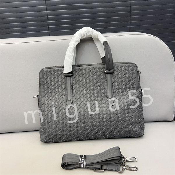 

premium designer luxury weave clutch bags classic all-match briefcase computer bag
