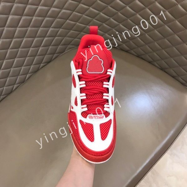 

2023 r men causal shoes fashion woman leather lace up platform sole sneakers white black mens women