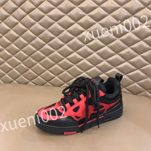 

new luxury designer sneakers plate-forme shoes running shoes thick sole trend light fashion color cool casual lace-up dad shoe, Black