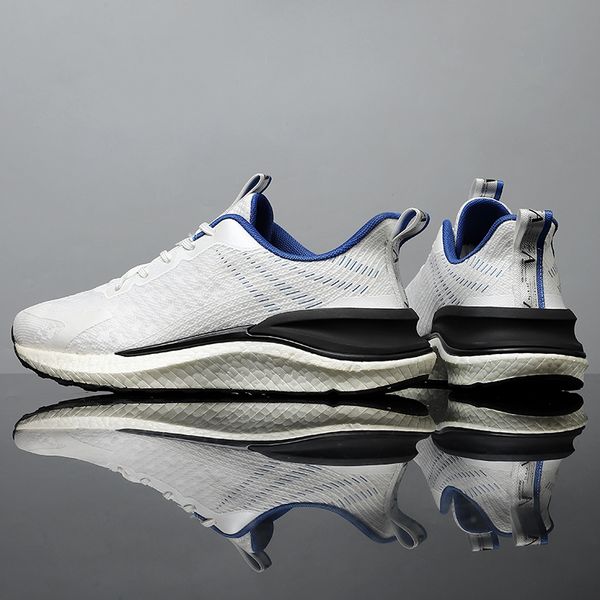 

big size 45 sneakers internal height increase shoes fashion tenis masculino breathable running platform shoes for men zapatillas, Black