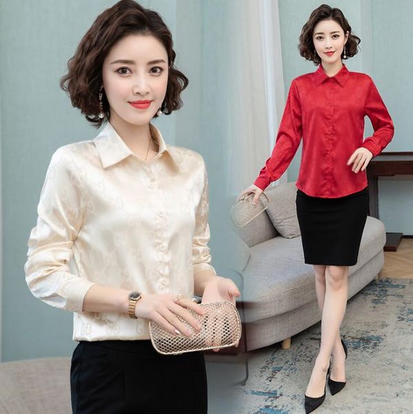 

23ggs new women's shirts casual fashion brand designer blouses shirts, White