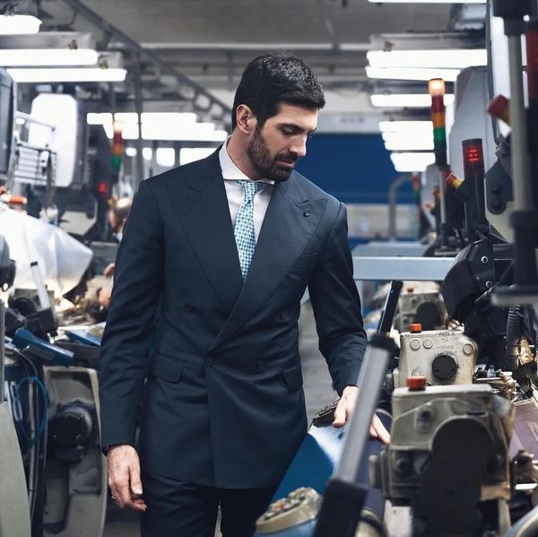 

new gentleman business tuxedos mens slim fit double breasted wedding suits formal prom party outfit 2 pieces jacket pants, Black;gray