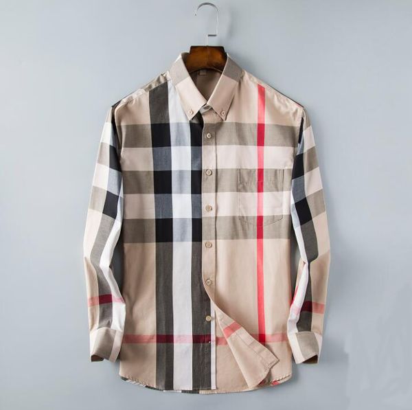 

men's plaid shirts button down t regular fit long sleeve flannel casual shirt men jacket coat mens big size, White;black