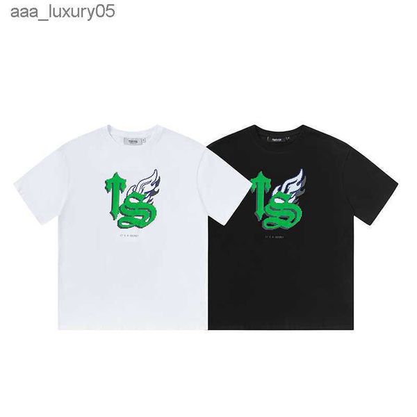 

designer fashion clothing tshirt tees trapstar bonus stage mosaic printed short sleeve summer mens half sleeve trendy round neck luxury casu, White;black