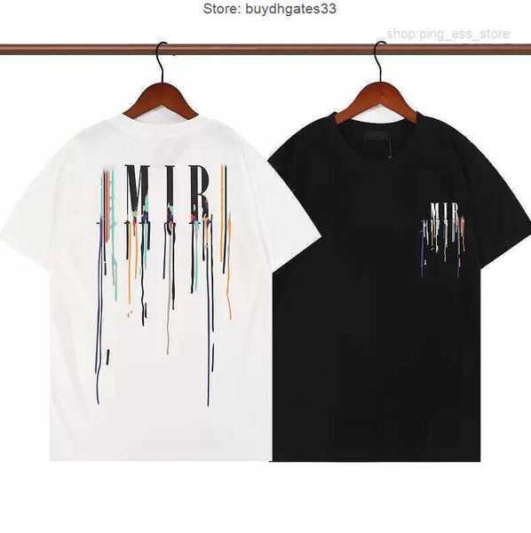 

mens men's t-shirts summer amirly t shirts womens designer t tees fashion man t-shirt shirt quality short luxury hip hop streetwear ts, White;black