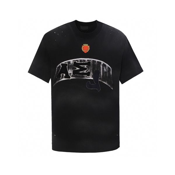 

men's plus tees & polos round neck embroidered and printed polar style summer wear with street pure cotton 21sa, Black;brown