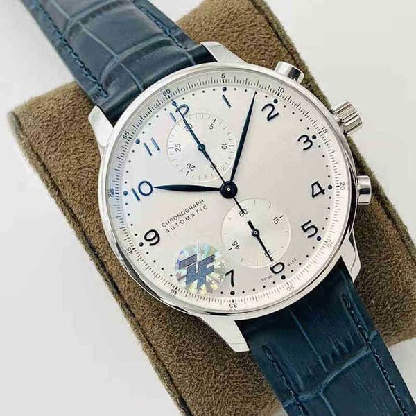 

luxury iwc watch pilot mechanical movement wristwatches ghig santos prx uhr montre fully portugal seven, Slivery;golden