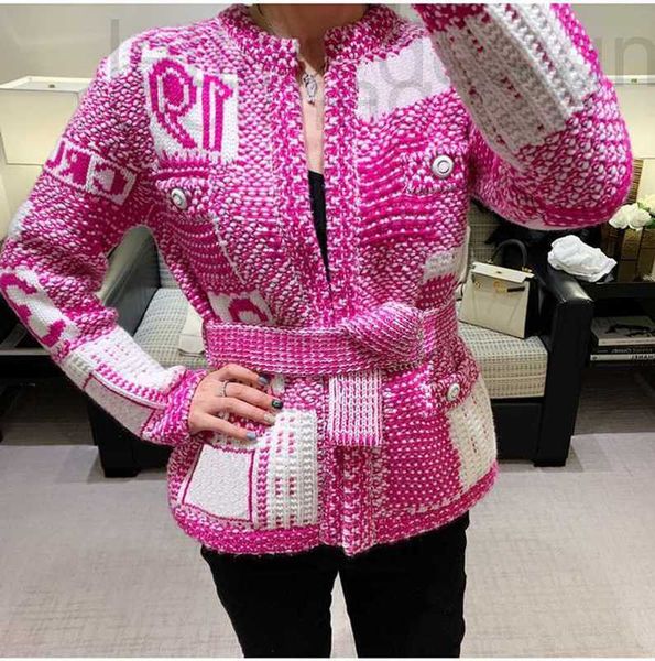 

women's jackets designer wool autumn winter elegent classic knitted cardigan sweater for woman clothing street wear 16qg fw7f, Black;brown