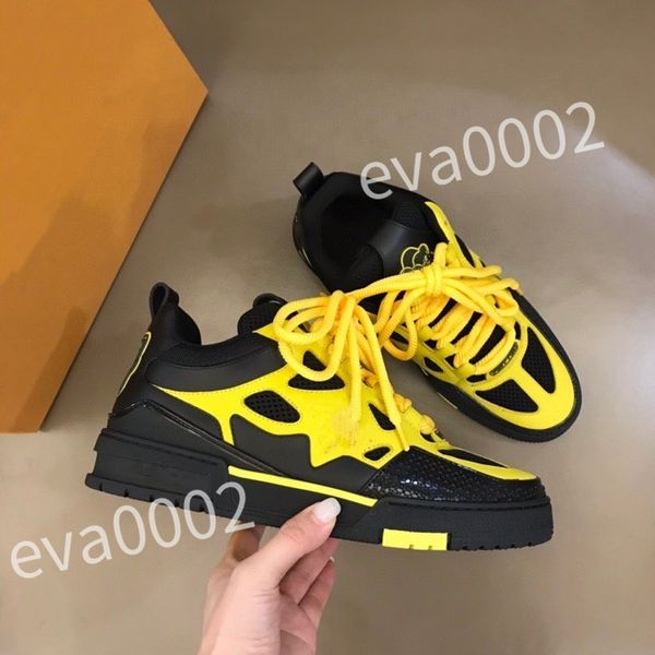 

2023 new luxury designer shoes office sneakers mens womens shoes flats running trainers outdoor sports design men sneaker platform out, Black