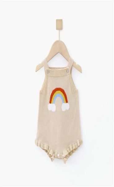 

autumn spring rompers infant girls wear cute cat knitted jumpsuit wool baby clothing romper infant boys coat 882 v29466296, Blue