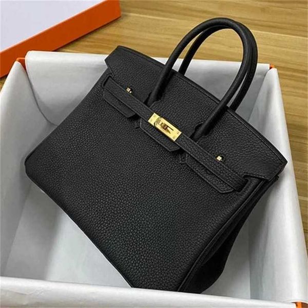 

design bags birkin h ermes autumn and winter new bag lychee grain layer cow leather togo leather fashion oneshoulder portable commuter wome