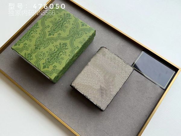 

2023 designer wallet card holder square purse clutch fashion coin purse card holder with box woman lady girl bag 6050, Red;black