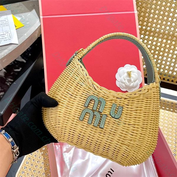 

underarm bag style wander wicker woven handbag women fashion designers cross body shoulders bag lady straw plaited handbags upscale totes pu