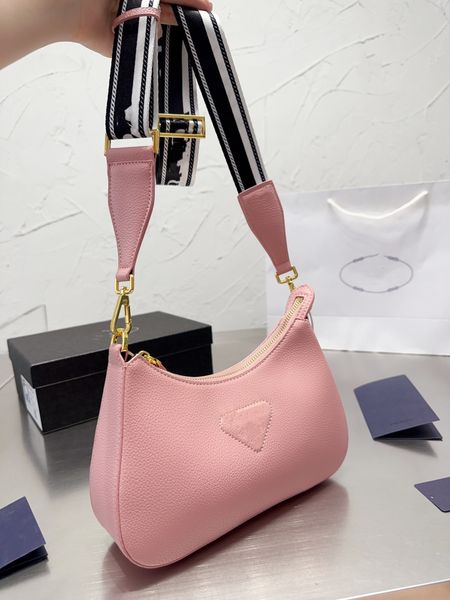 

7a quality designer bag womens genuine leather hobo shoulder bags totes handbag crossbody bag luxury handbags purse half moon tote bag walle
