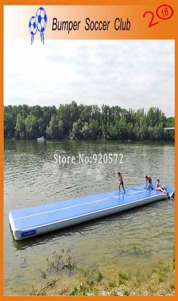 

pump fitness equipment 12x1x02m long inflatable air tumble track dwf blue inflatable air track mat for gymnastics3197636