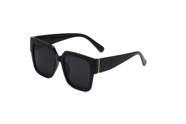 

2023 new box 9399# sunglasses fashion versatile, White;black