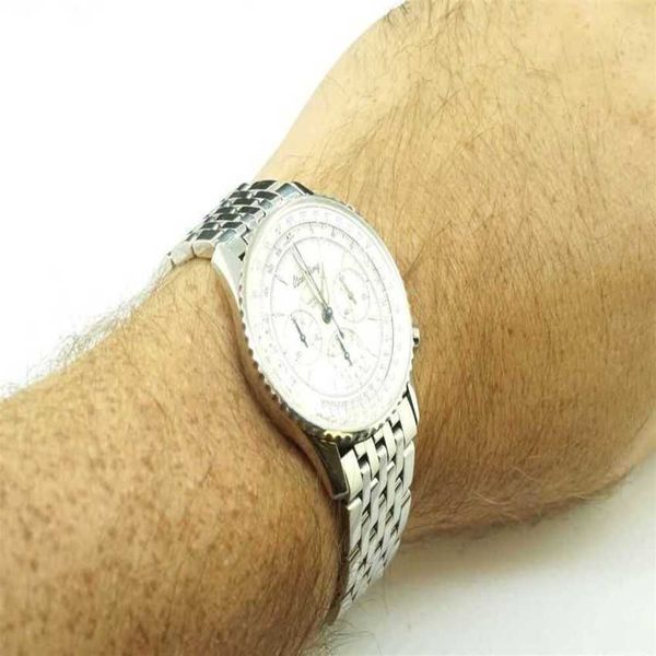 

designer breit watches high quatliy 9fp9 montre prx tank uhr luxury navitimer navitimer montbrillant reloj humbre, Slivery;brown