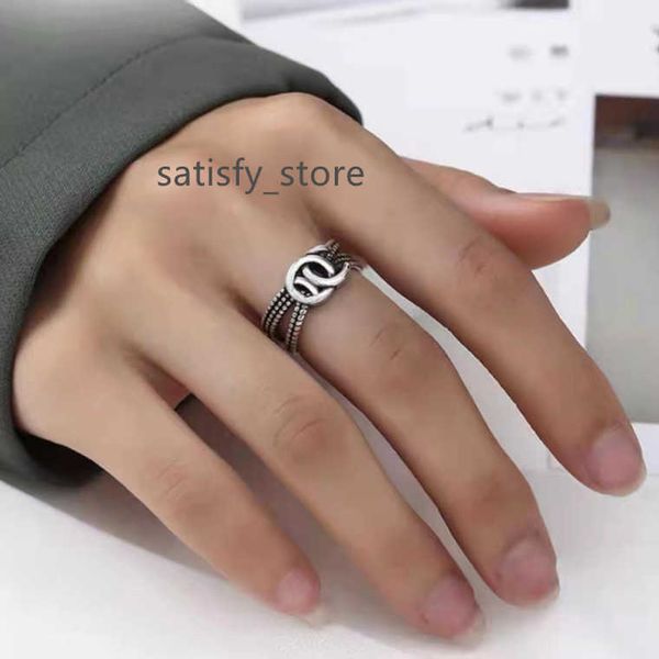 

new fashion designer rings women love charms silver plated copper finger adjustable ring luxury wedding jewelry supplies accessories, Slivery;golden