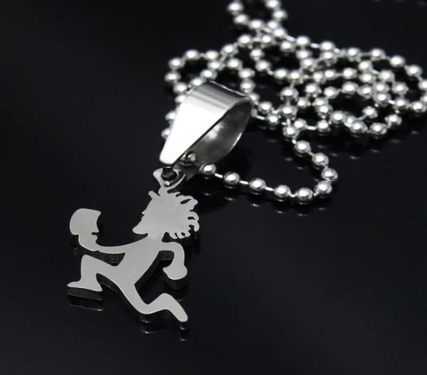 

ship small 1 316l jewelry grade stainless steel mini hatchetman charms pendant chain crazy clown jewelry posse twizti4697469, Silver
