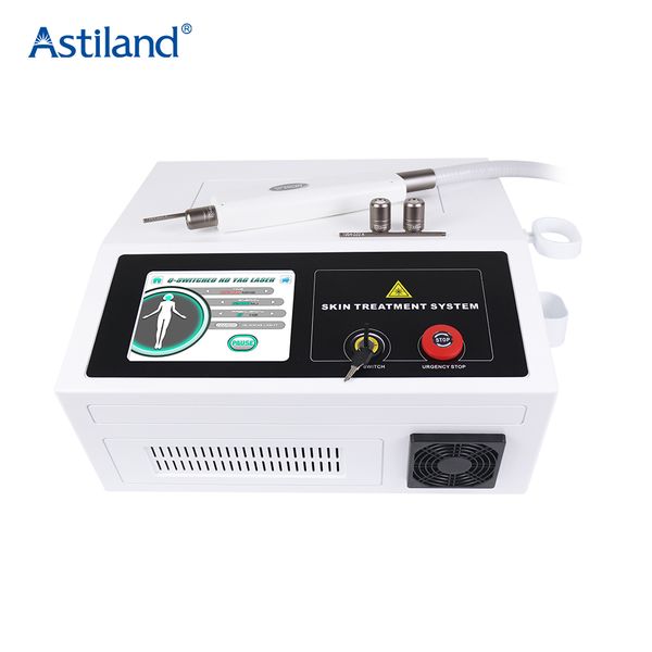 

professional portable multi-functional beauty equipment q switched nd yag laser carbon peel machine tattoo removal equipment ce certifacate, Black;white