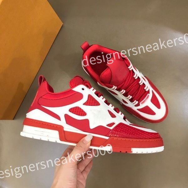 

2023 new r men shoes sneakers calfskin trainers basketball white grey thick bottom sneakers leather platform shoe, Black