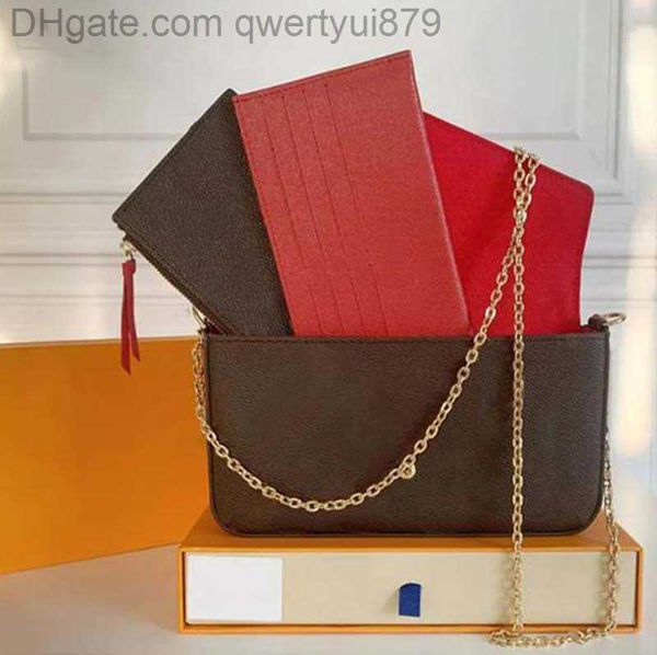 

shoulder bags designer bag 3-piece women's shoulder crossbody wallet fashion chain