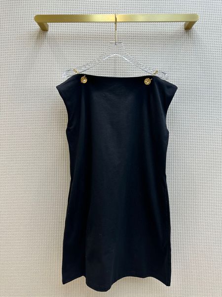 

women casual dresses embossed 3d relief letter high qualiy ladies dress two pieces knit tank & skirt high-end dresses for women k9, Black