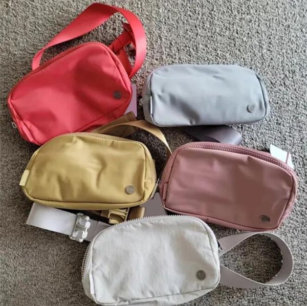 

luxurys designers waistpacks lulul belt waist bags outdoor totes sport bumbag bum chest yoga bag handbag wallet fanny pack fashion nylon fam