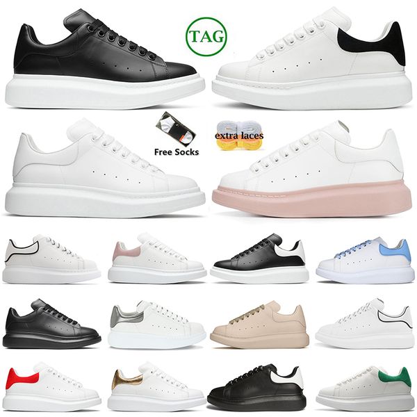 

over sized sneakers m c running shoes luxury fashion women mens leather black white pink red suede lace up fashion platform trainers designe