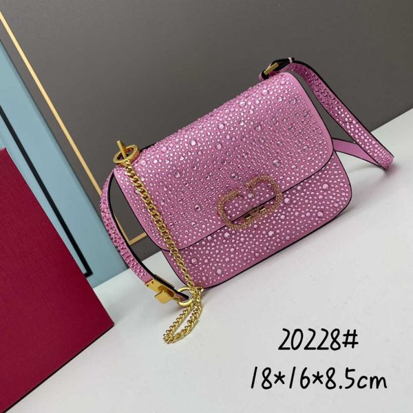 

designer valention bags for women grew crystals diamonds large v-button handbag lulu backpacks shoulder chain wallent crossbody luxury purse