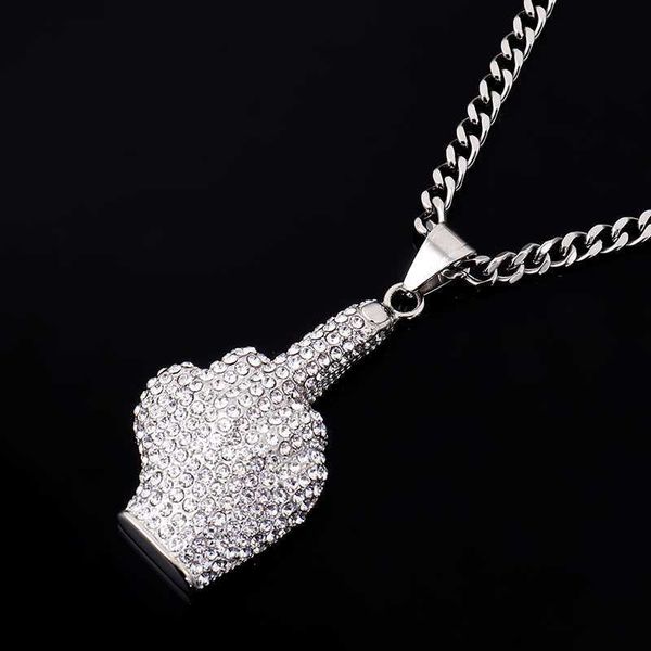 

pass diamond tester vvs moissanite diamond pendant custom necklace iced out 925 silver 18k gold pendant hip hop jewelry