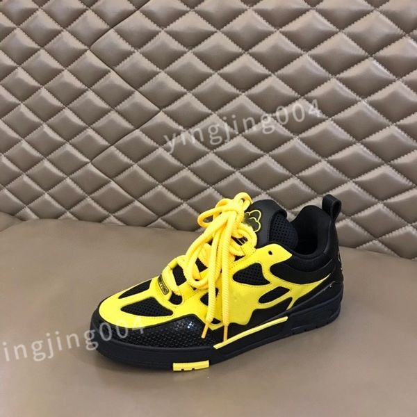 

new luxury fashion men's sports shoes elegant sports shoes women's perfect calfskin shoes white black leather leisure walking