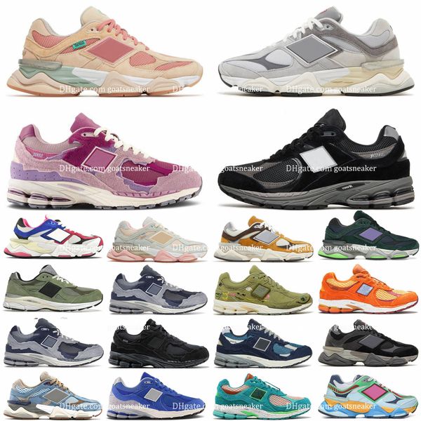

designer casual shoes 9060 joe freshgoods 2002r inside voices 990v3 men women suede penny cookie pink shower new blue sea salt trail sneaker, Black