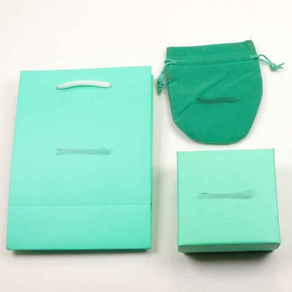

manufacturers wholesale high-quality luxury brands 1:1 jewelry gift box with dust bag suitable for couples with necklaces, rings, bracelets,