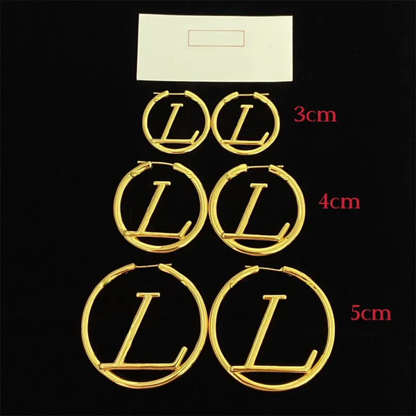

women hoops earrings fashion womens big circle simple earring jewelry luxurys designer earrings letter v stud earring wholesale 2306201bf, Golden;silver