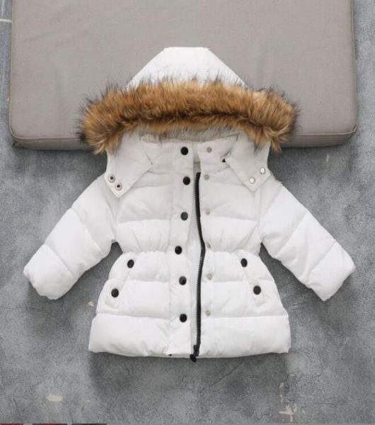 

down coat childrens jacket baby boys clothing autumn winter outwear keep warm jackets kids removable fur collar hooded outerwear c8105897, Blue;gray
