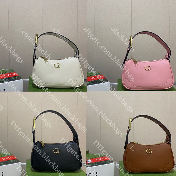 

classic women shoulder bag designer letter bag luxury solid leather handbag soft underarm bags 4 colors