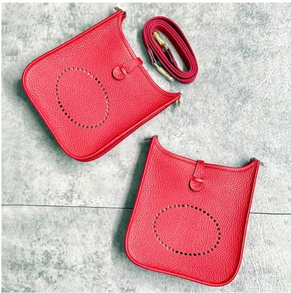 

designer shoulder bag women's crossbody layer leather evelyne bag am classic style women's casual bag