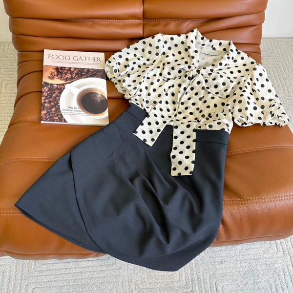 

women casual dresses classic vintage knit dress fashion designer clothes full letter luxurious senior short sleeves long sleeve 5 kinds of k, Black