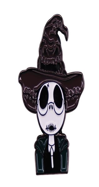 

the nightmare bef0re christmas wizard jacck skellington enamel pin brooch badge gift9051435, Blue