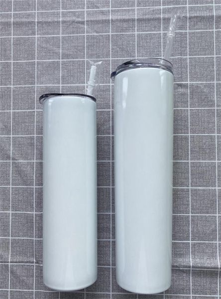 

sublimation skinny tumblers 30oz 900ml 20oz 600ml blank white cup stainless steel cup 1lot3pcs 1 cup 1 plastic straw 1 lids f97821301