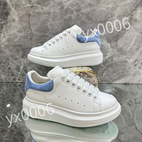

designers sneaker casual shoes sole white black leather womens mens high-quality flat lace up trainers sneakers size 35-46